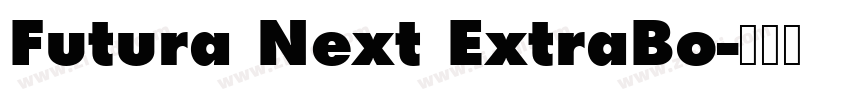 Futura Next ExtraBo字体转换